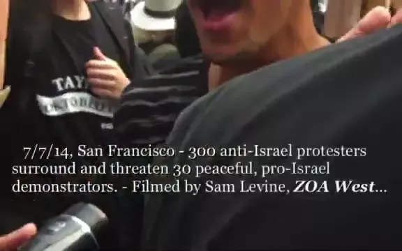 Anti-Israel protest in San Francisco (7_7_14).mp4_#16